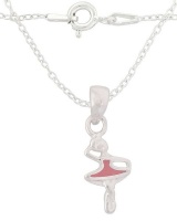 Miss Jewels- Ballerina Pendant on 42cm Necklace in 925 Sterling Silver Photo