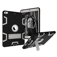 5by5 Contrast PC Shockproof Case for iPad 9.7 Grey-Black Photo