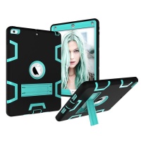 5by5 Contrast PC Shockproof Case for iPad 9 7 BlueGreen-Black Photo