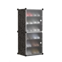 Free Standing DIY Shoes Boots Storage Organizer Rack Cabinet Bookcase Photo