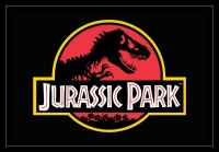 Jurassic Park - Logo Poster with Black Frame Photo