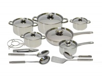 18 Piece Stainless Steel Cookware Photo