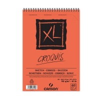 Canson XL Sketch Croquis Spiral bound 60S A5 90G Photo