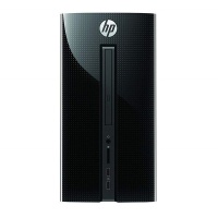 HP 460 i5-7400T Windows 10 Home Mini Tower Desktop Glossy Black Photo