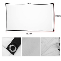Portable 16:9 Soft Projector Screen - 84" Photo