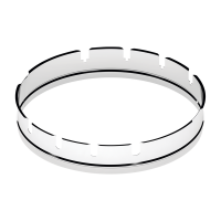 Tramontina Stainless Steel Skewer Holder Ring for Round Braai Photo