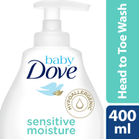 Baby Dove Sensitive Body Wash - 6 x 400ml Photo