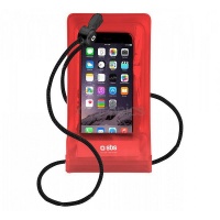 SBS Waterproof Case for Smartphones up to 5.5" - Red Photo