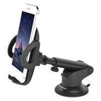 Volkano Extend Series Extendable Car Phone Holder - Suction & Vent Photo