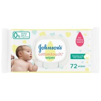 Johnson & Johnson Baby Cotton Touch Wipes - 12 x 72's Photo