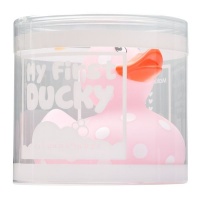 Elegant Baby Dot Ducks Pastel Pink Photo