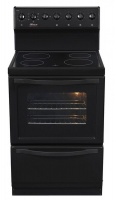 Univa Appliances Univa 4 Plate Ceran Stove with Warmer Drawer - U126CB - Black Photo