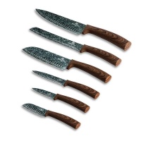 Berlinger Haus 6-Piece Marble Coating Knife Set - Forest Line Original Wood Photo