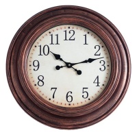 Antique Wall Clock Large Round Wooden Wall Clock Decorative Wall Clock Photo