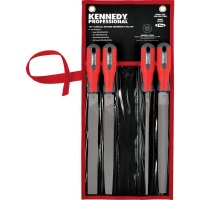 Kennedy 10 Engineers File Setwith Fitted Handles 4 piecese Photo