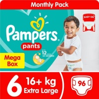Pampers Pants - Size 6 Mega Box - 96 Nappies Photo