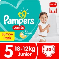 Pampers Pants - Size 5 Jumbo Pack - 50 Nappies Photo
