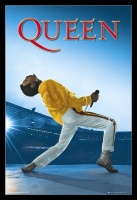 Queen - Wembley Poster with Black Frame Photo