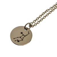 Virgo 18ct Rose Gold Plated Zodiac Constellation Necklace Photo