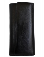 Fino Pu Leather Elegant Purse - Black Photo