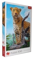 Trefl -500 pieces Puzzle Leopard on a Tree Photo