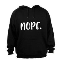 Nope. - Hoodie - Black Photo