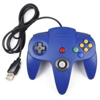 N64 Style USB Wired Controller - Blue Photo