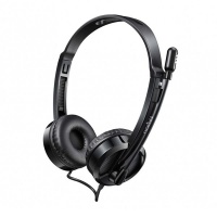 Rapoo H100 Wired Stereo Headset - Black Photo