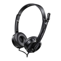 Rapoo H120 Wired USB Stereo Headset - Black Photo