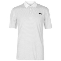 Slazenger Mens Stripe Golf Polo Shirt - White [Parallel Import] Photo