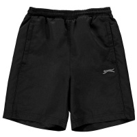 Slazenger Junior Boys Woven Shorts - Black Photo