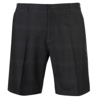 Slazenger Mens Chequered Shorts - Charcoal Photo
