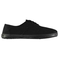 Slazenger Ladies Canvas Pumps - Black Photo