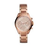 Fossil Modern Courier Rose Gold Stainless Steel Watch - BQ3036 Photo