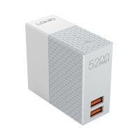 LDNIO 2-in-1 Power Bank Travel Charger 5200mAh Photo