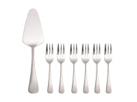 Maxwell and Williams Madison Cake Lifter and Fork Set 7 pieces - Shiny Finish Photo