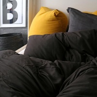 The T-Shirt Bed Co. Deep Charcoal Duvet Cover Set Photo
