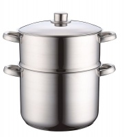 Royalty Line 14 Litre Stainless Steel Inox Couscous Stock Pot with Lid Photo