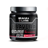 Bravura Labs Explosive Pre Workout - Cherry - 20 Servings Photo