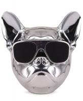 Dog Head Bluetooth Speaker-Silver Photo