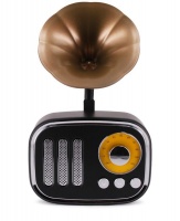 Nuclear Bluetooth Vintage Speaker-Black Photo