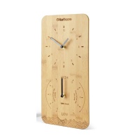 Northcore Wall Mounted Bamboo Time And Tide Clock Photo