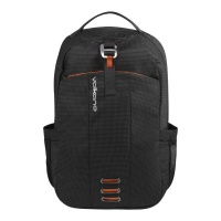 Volkano Latitude Series Laptop Backpack - Black/Orange Photo