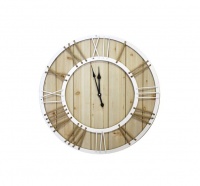 Large Nautical Wooden Roman Numerals Rope Clock Photo