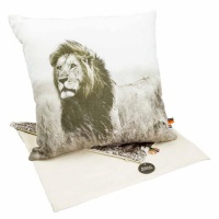 Scatter Cushion Cover-Lion - 40 x 40 cm Photo