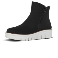 FitFlop Chunky Zip Boot Black Photo
