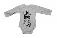 Little Boy Big Plans - LS - Baby Grow Photo