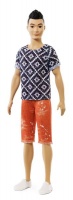 Barbie Ken Fashionistas 115 Orange Denim Shorts Doll Photo