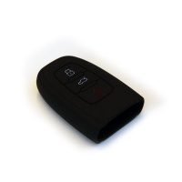 Silicone Car Key Protector - Audi B8 Keyless Entry - Black Photo