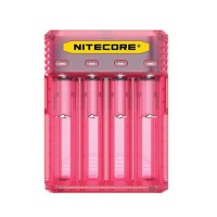 Nitecore Q4 Battery Charger - Pink Photo